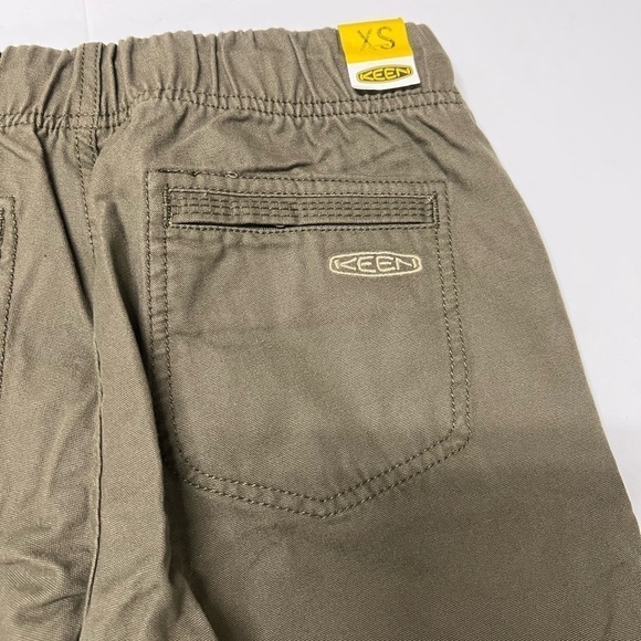 NWT Keen Inc Womens Olive Green Khaki Washed Canvas Slacker Short Size XS - Picture 6 of 9